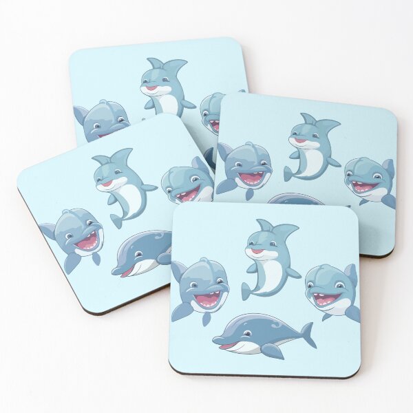 Item preview, Dolphins Friends designed and sold by StickerWorlds.