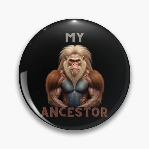 Item preview, My Ancestor Monkey Bodybuilder designed and sold by michallaga.