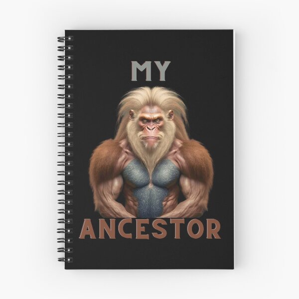 Item preview, My Ancestor Monkey Bodybuilder designed and sold by michallaga.