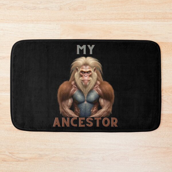 Item preview, My Ancestor Monkey Bodybuilder designed and sold by michallaga.
