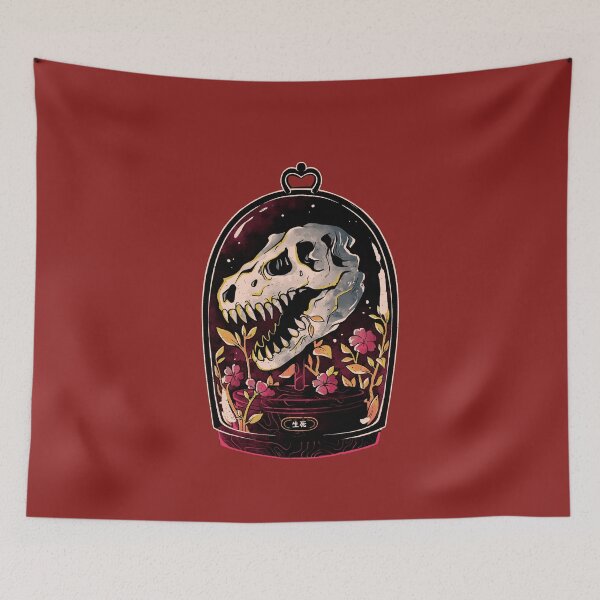 Item preview, Dino Relic - Cute Flowers Skull Gift designed and sold by EduEly.