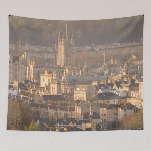 Item preview, Birdseye view of Bath Abbey  designed and sold by Rowena Ko.