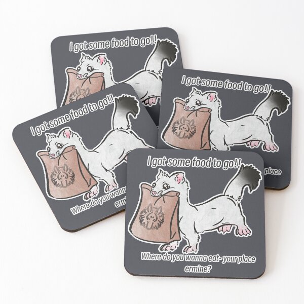 Item preview, Your place Ermine? designed and sold by Sparklepupfaeri.