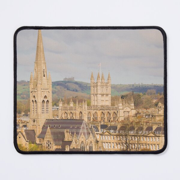 Item preview, The view of Bath Abbey from Abbey View Gardens designed and sold by Rowena Ko.