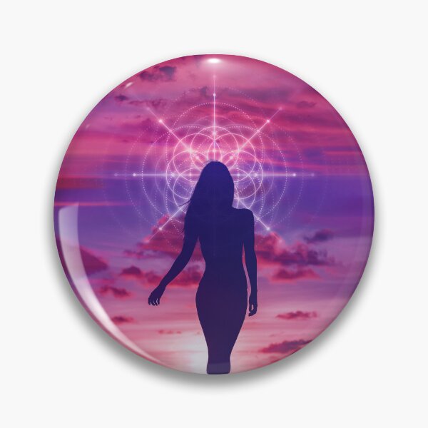 Item preview, Woman power, femininity goddess, cosmic geometry design designed and sold by OdisseaCuantica.