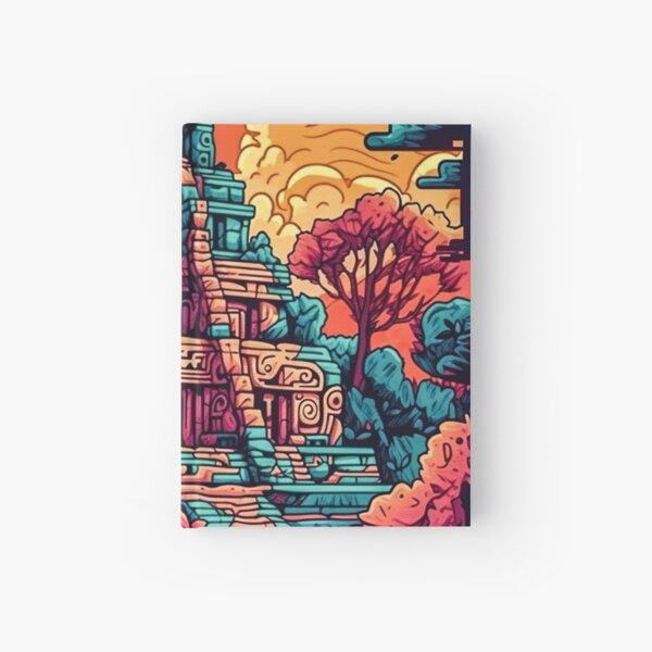 Item preview, Myan Ruins Illustration designed and sold by unthinkabletees.