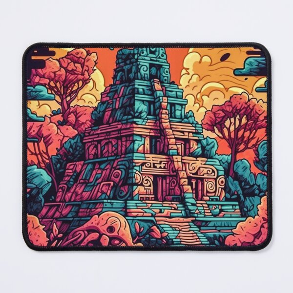 Item preview, Myan Ruins Illustration designed and sold by unthinkabletees.