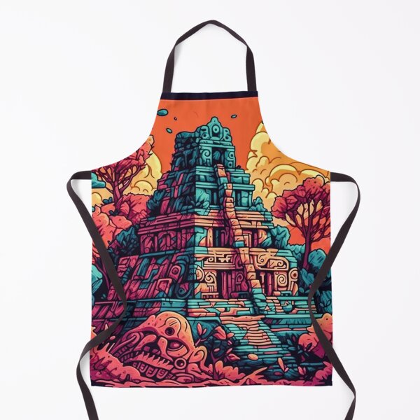Item preview, Myan Ruins Illustration designed and sold by unthinkabletees.