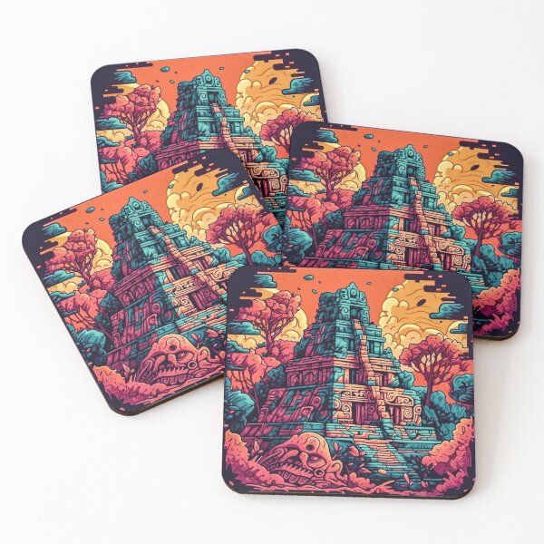 Item preview, Myan Ruins Illustration designed and sold by unthinkabletees.