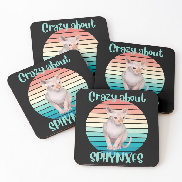 Item preview, Crazy About Love Sphynxes designed and sold by BluePlanetMerch.