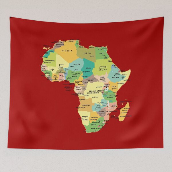 Item preview, Map of Africa designed and sold by Rich Anderson.