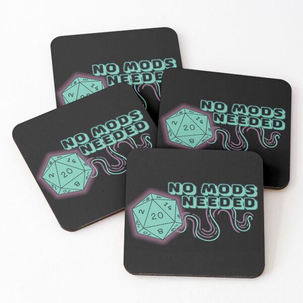 Item preview, "No Mods Needed" D&D D20 Sticker designed and sold by kpvart.