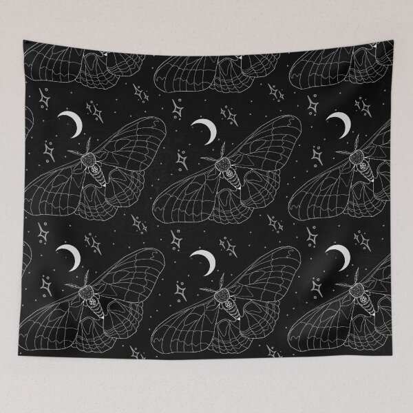 Item preview, Moth Pattern designed and sold by CoffinBoneArt.