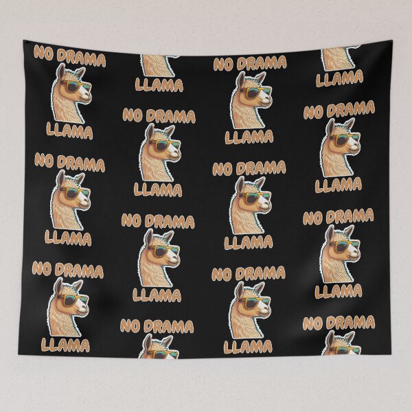 Item preview, No Drama Llama designed and sold by LlamaLoversShop.