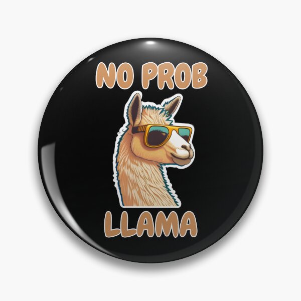 Item preview, No Prob Llama designed and sold by LlamaLoversShop.