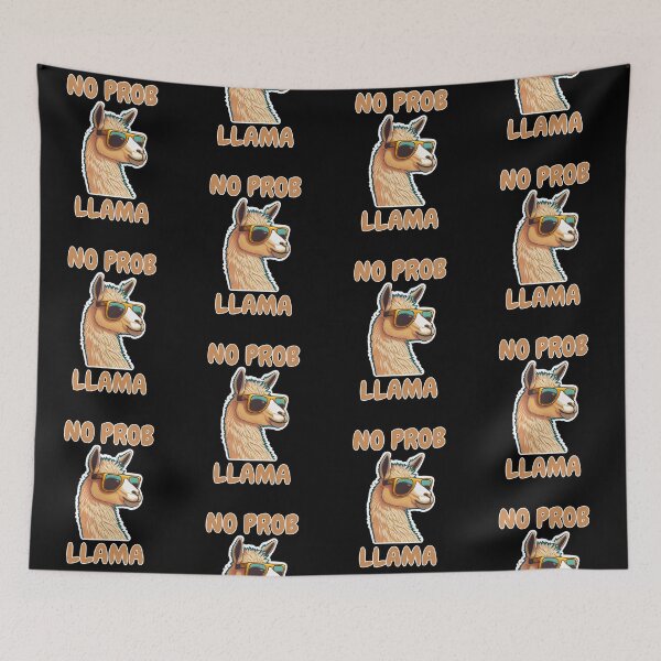 Item preview, No Prob Llama designed and sold by LlamaLoversShop.
