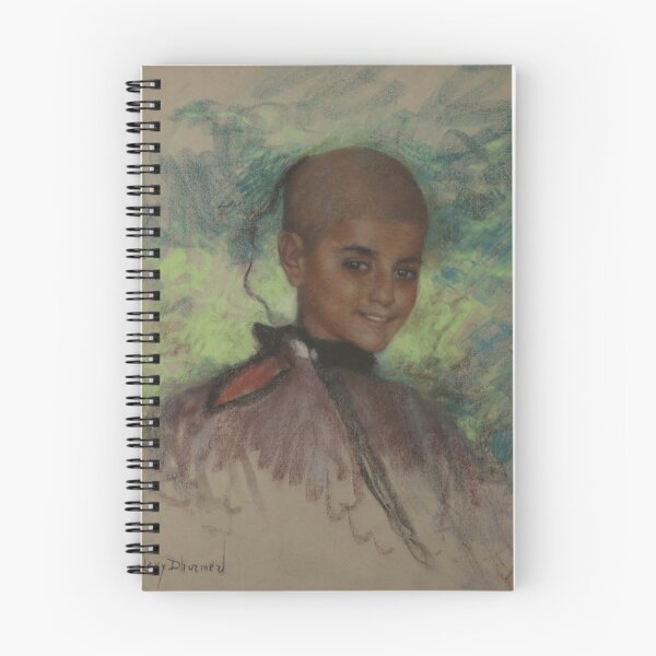 Item preview, Lucien Lévy-Dhurmer Portrait d'enfant arabe designed and sold by NouveauEra.