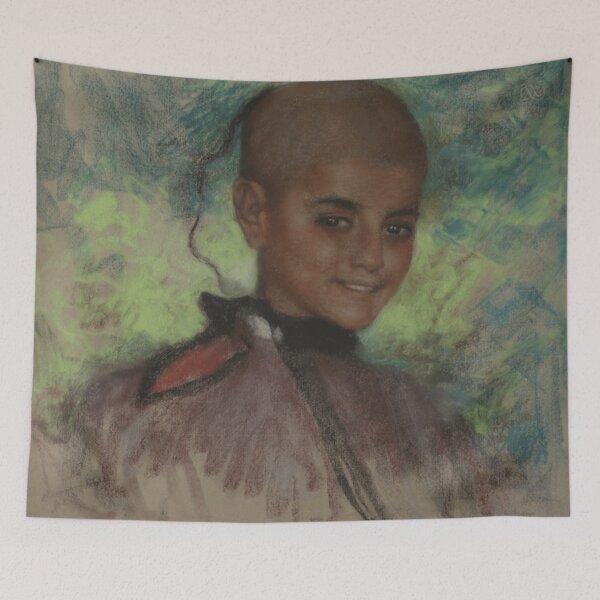 Artikelvorschau, Lucien Lévy-Dhurmer Portrait d'enfant arabe entworfen und verkauft von NouveauEra.