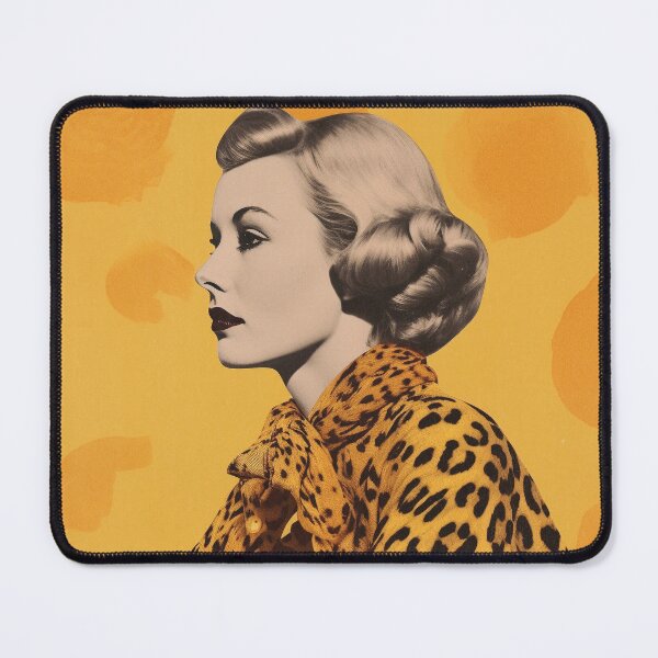 Item preview, Leopard Print Elegant Lady Vintage Collage designed and sold by trajeado14.