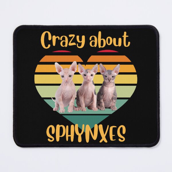 Item preview, Crazy About Sphynxes designed and sold by BluePlanetMerch.