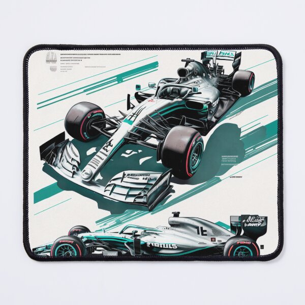Item preview, Lewis Hamilton 2019 Mercedes W10 F1 Watercolour Painting Print      designed and sold by PicTechNowArt.