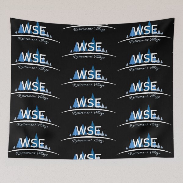 Item preview, WSE Retirement Village randoms white logo designed and sold by WSE-Engineering.