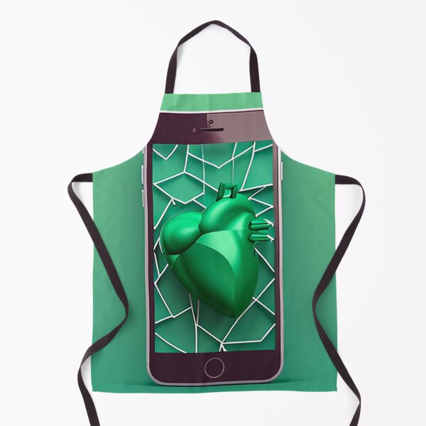 Item preview, green background with hearts for medical application designed and sold by YoutShop.