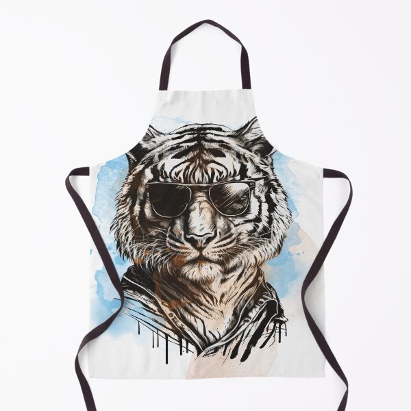 Item preview, Stylish Tiger with Sunglasses and Jacket designed and sold by Mulakart.
