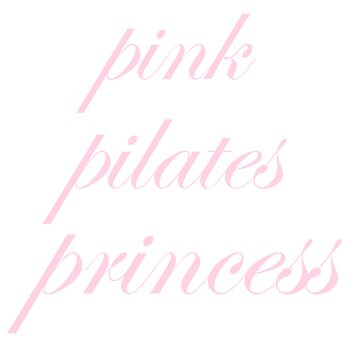 pink pilates princess Sticker for Sale by bunnimallows