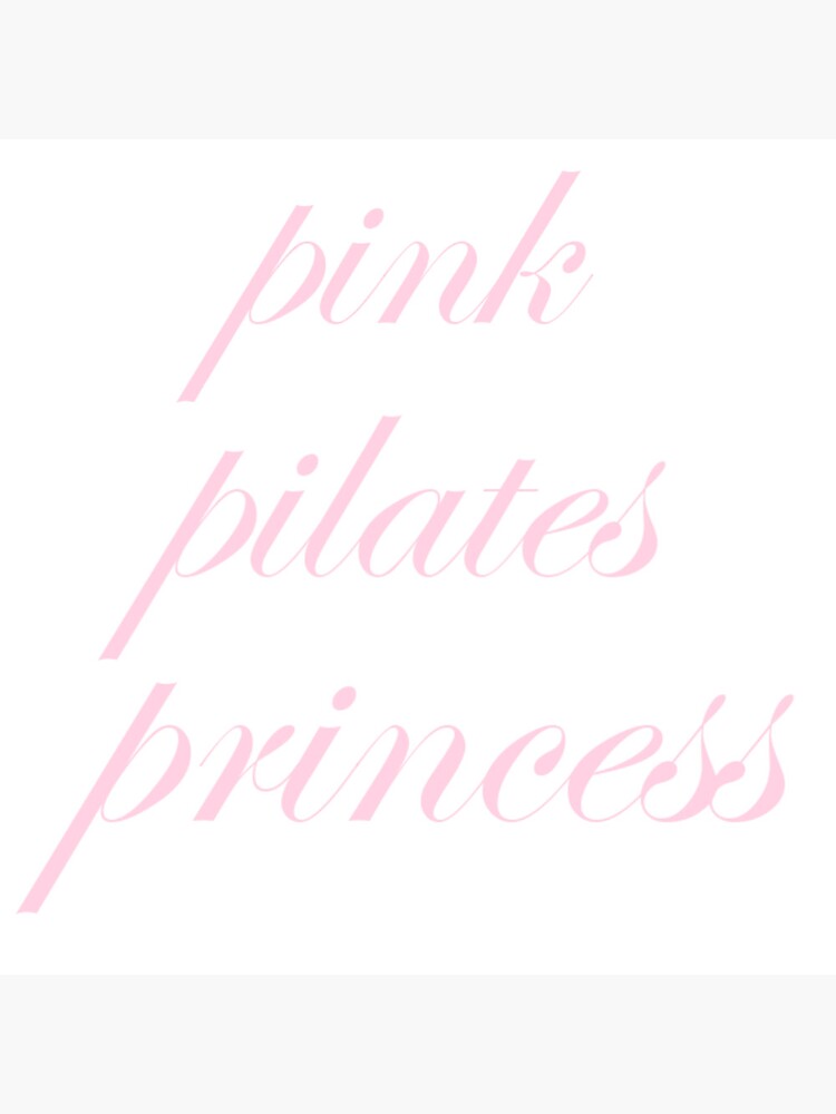 pink pilates princess Sticker for Sale by bunnimallows