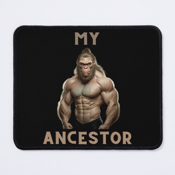 Item preview, My Ancestor Monkey Bodybuilder designed and sold by michallaga.