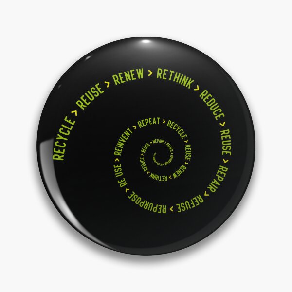 Item preview, Sustainability Message: [Reduce, Reuse, Recycle, Rethink, Repair, Refuse, Repurpose, Reuse & Reinvent] designed and sold by H Jonas.