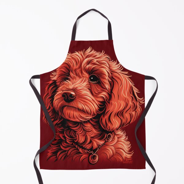 Item preview, A cute dog on a red background designed and sold by YoutShop.