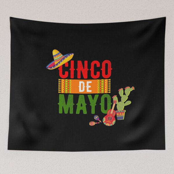 Item preview, Cinco de Mayo, Sombrero Mexicano Guitarra Festiva Maracas y Cactus designed and sold by CarleLS.