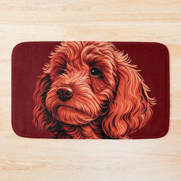 Item preview, A cute dog on a red background designed and sold by YoutShop.