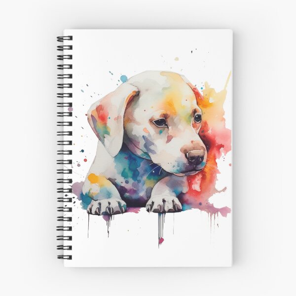 Item preview, tender dog in watercolor designed and sold by Art-ColorTech.