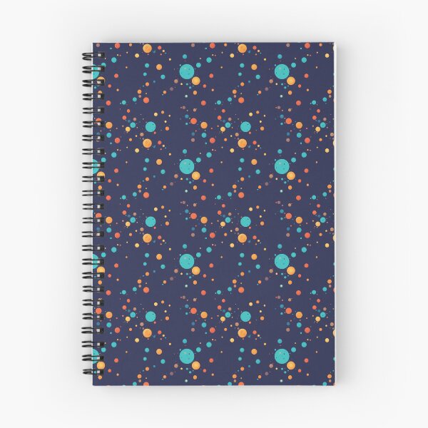 Item preview, Abstract Colored Dots Pattern on Blue Background designed and sold by Aaron2610.