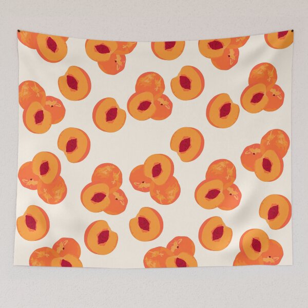 Item preview, peaches pattern designed and sold by Florence O’Brien.