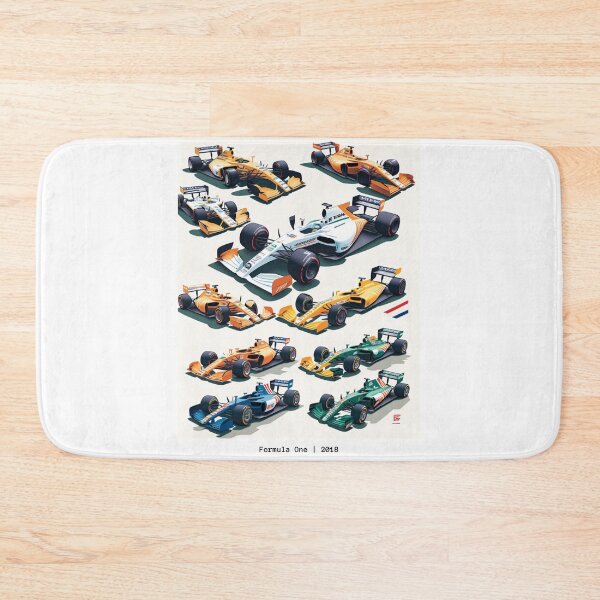 Item preview, Formula One Minimalist Art 2018 Style F1 Racing Poster Print   designed and sold by PicTechNowArt.