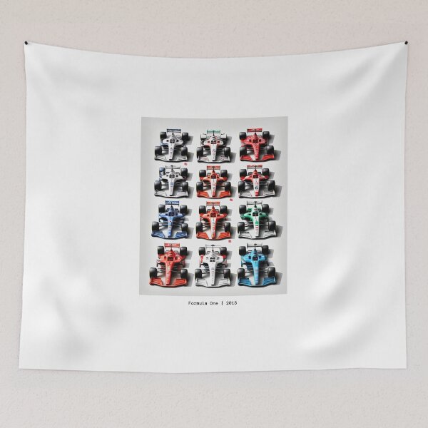 Item preview, Formula One Minimalist Art 2018 Style F1 Racing Poster Print   designed and sold by PicTechNowArt.