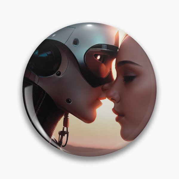 Item preview, Robot Love Story - A Forbidden Tale designed and sold by The AI Art Gallery.