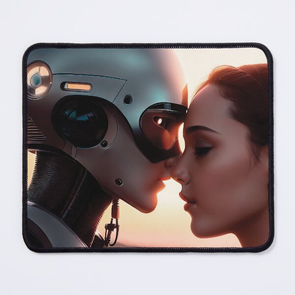 Item preview, Robot Love Story - A Forbidden Tale designed and sold by The AI Art Gallery.