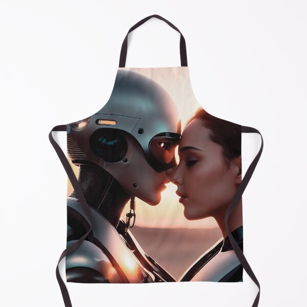 Item preview, Robot Love Story - A Forbidden Tale designed and sold by The AI Art Gallery.
