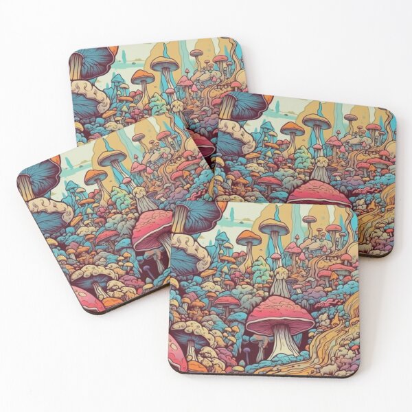 Artikelvorschau, Psychedelic Mushroom Illustration 2 entworfen und verkauft von CremisArt.