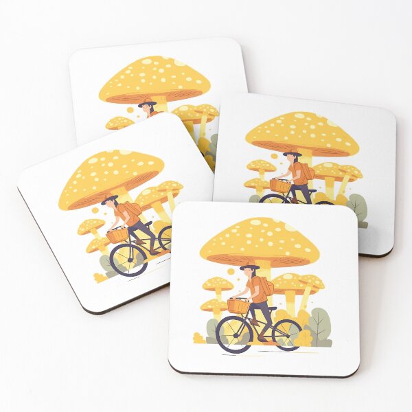 Item preview, Albert Hofmann 1943 Inspired | Mushroom Meadows Ride | Bright Biking Adventures designed and sold by mindexploration.