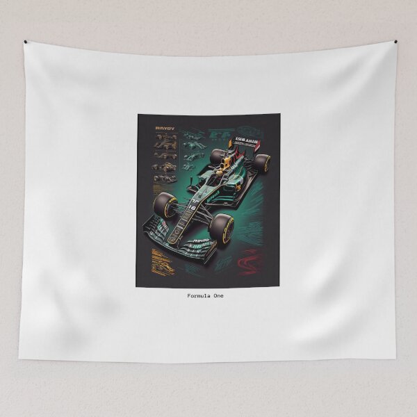 Item preview, Formula One Minimalist Art 2018 Style F1 Racing Poster Print   designed and sold by PicTechNowArt.