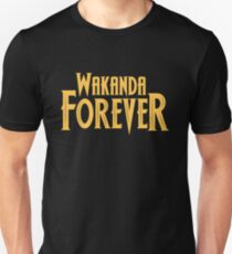 Wakanda Forever Yellow Unisex T-Shirt