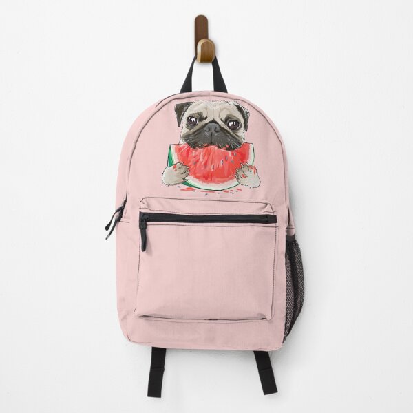 Item preview, watermelon pug designed and sold by Shop-Style88.