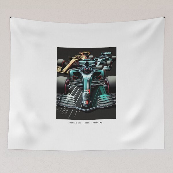 Item preview, Formula One Minimalist Art 2018 Style F1 Racing Poster Print   designed and sold by PicTechNowArt.