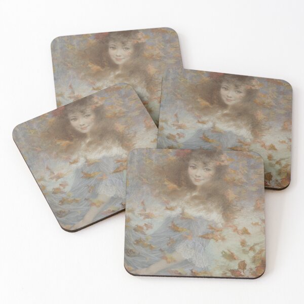 Item preview, Lucien Lévy-Dhurmer Portrait de Suzanne de Laborde, Comtesse Doria designed and sold by NouveauEra.